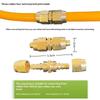 Spray Pipe Joint Non-Pressure Leakproof Quick Repair Connector for Home Garden Irrigation Spray Machine 1PC