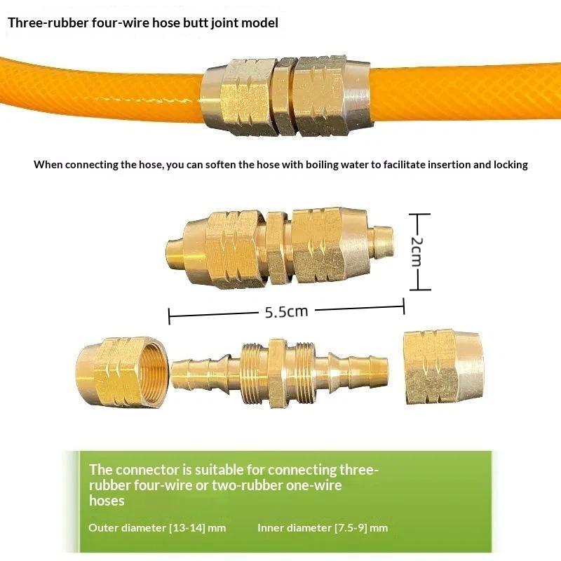 Spray Pipe Joint Non-Pressure Leakproof Quick Repair Connector for Home Garden Irrigation Spray Machine 1PC