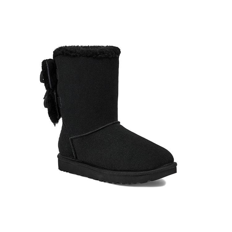 UGG Classic Double Bow Short 'Black' Women's 1127131-BLK