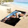 Erling Haaland & Phil Foden Print Beach Towel, Large Soft Quick Dry Towel for Beach Camping Swimming