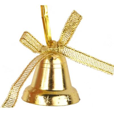 Set of 12 Golden Bells On Pendants