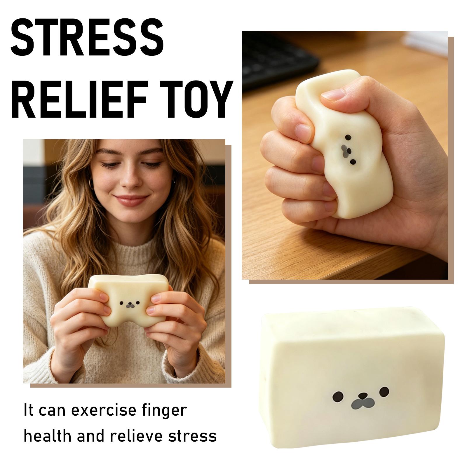 

Seal Dumpling Adult Anxiety Slow Soft Rubber Stress Relief Toy One Size