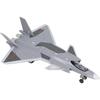 Fighter Aircraft Toy, Alloy Simulated Pull Back Exquisite Fighter Aircraft Model for Amateur for Bedroom (Black)