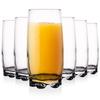 6x Szklanki Do Napojów Wody Drinków Zestaw Komplet Szklanek Na Napoje 370ml