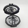 7.62 Cm Brunton Brass Compass with Leather Case  Nautical Navigation Tool