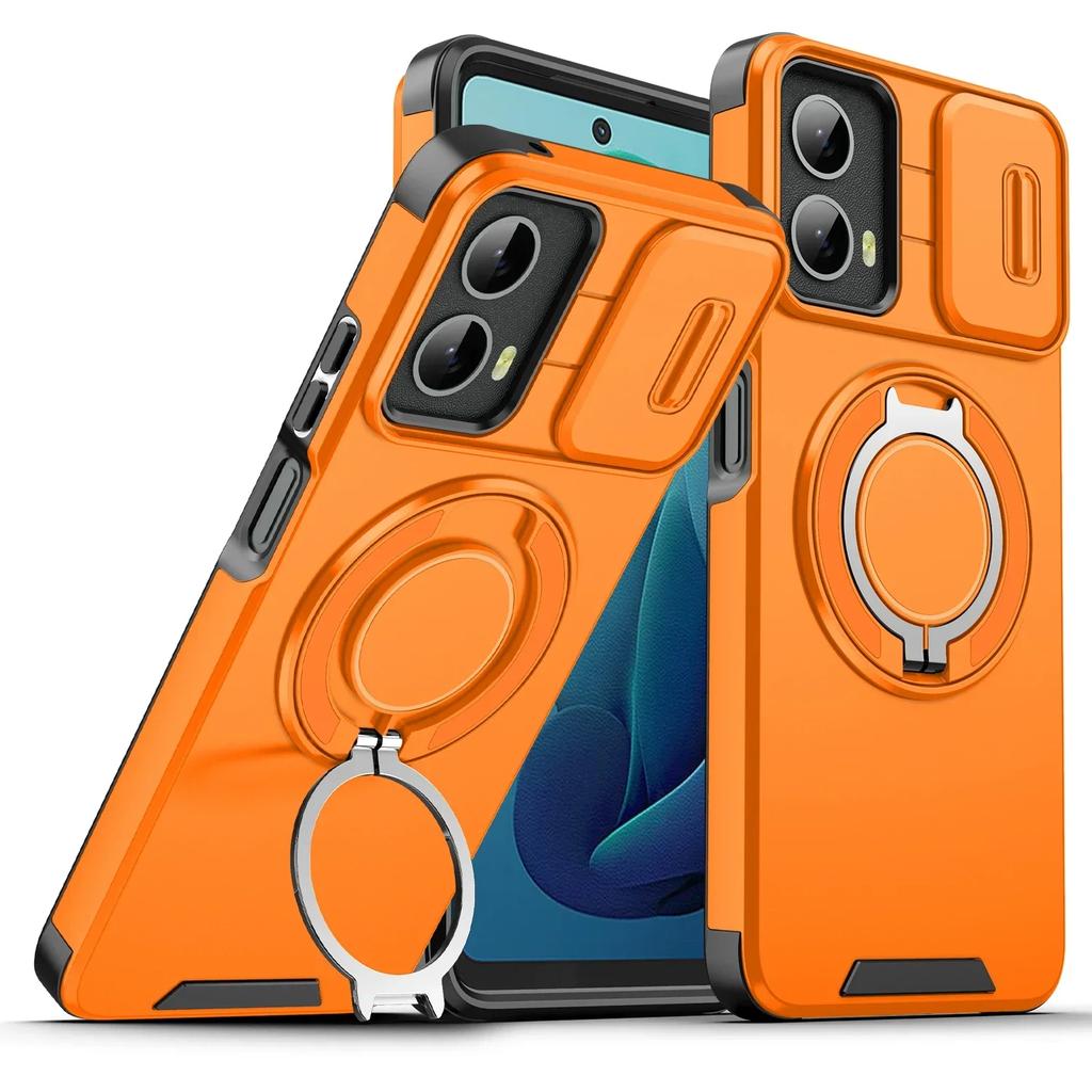 Pouzdro Armor s magnetickým držákem pro Motorola Moto G Stylus 5G GPlay 5G G5G GPower 5G 2024 Posuvná ochrana fotoaparátu Nárazuvzdorný kryt