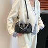 2025 New Pleated Handbag Bag Women's High-end Sense Niche Versatile Messenger Cloud Bag Texture Fashion Shoulder Bag