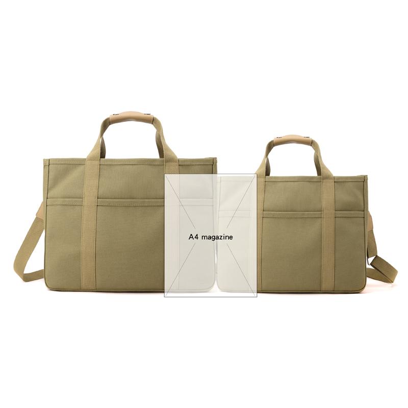 Enkel Canvas Tote Bag Dame Ensfarget Skulderveske Crossbody-veske Studentklasser Bokveske Underarmsveske