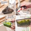 Kitchen Sink Strainer Basket Multifunctional Leftover Drain Residual Soup Slag Garbage Filter Rack Fruit Vegetable Drain Sink