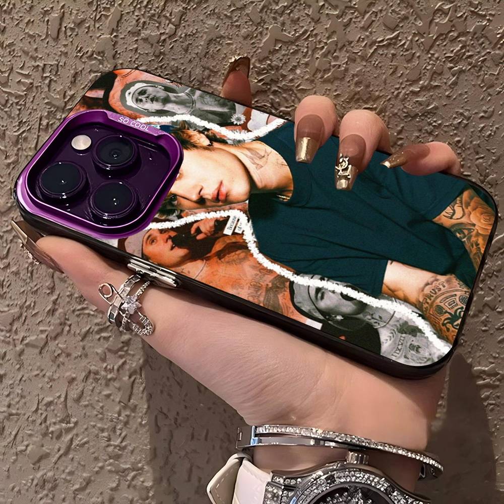 Sänger Justin B-Bieber Handyhüllen Für IPhone 17 16 15 14 13 12 11 Plus Pro Max Bunte Hülle