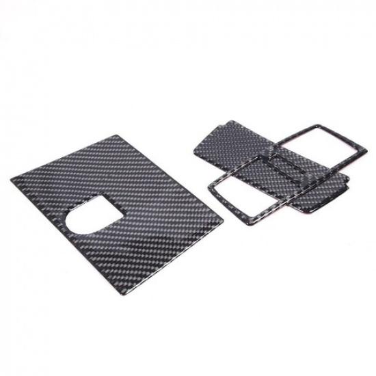 Soft Carbon Fiber Rear Air vent Frame Trim Cover For Benz G-class G500 2013-2018