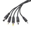 5V USB To 5.5x2.1mm 4.0x1.7mm 2.0x0.6mm 2.5x0.7mm 3.5x1.35mm Charging Cable for Electric Toothbrush Desk Lamp Use