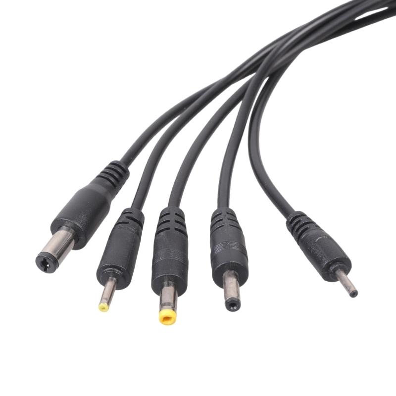 5V USB To 5.5x2.1mm 4.0x1.7mm 2.0x0.6mm 2.5x0.7mm 3.5x1.35mm Charging Cable for Electric Toothbrush Desk Lamp Use