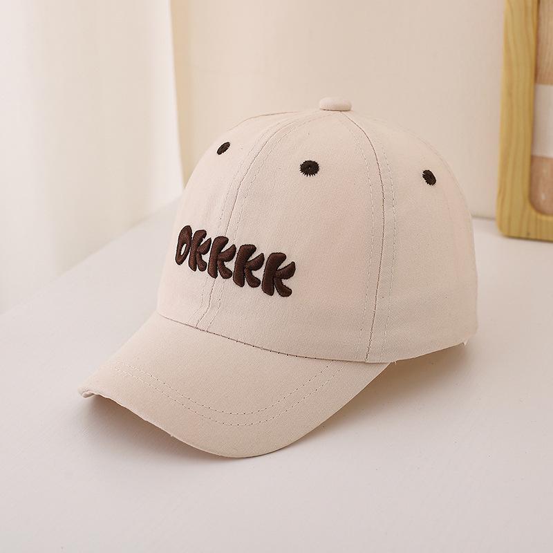 Modna Haftowana Czapka Baseballowa dla Dzieci na Wiosnę 2026 - Nakrycie Głowy Chroniące Przed Słońcem dla Chłopców i Dziewczynek