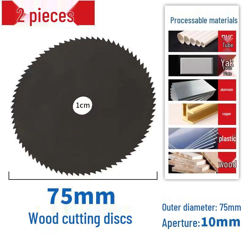 Mini 76mm (3") Angle Grinder Blade: Metal Grinding & Polishing Disc, Cutting Wheel 10mm Arbor.