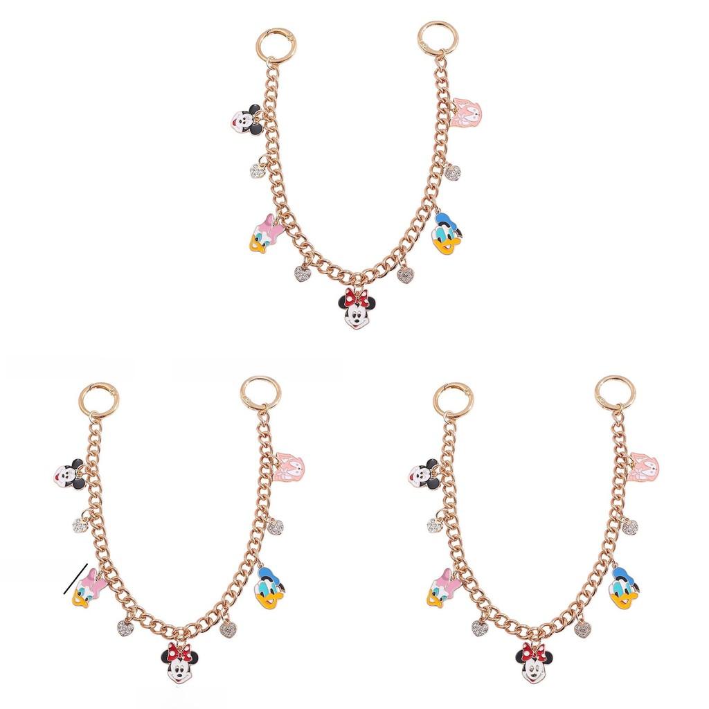 Mickey Maus Handtaschen-Kette mit Zinklegierungs-Anhänger für Damen und Herren Reise-Geschenk