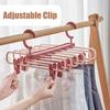 1PCS Folding Trouser Hanger,Retractable Magic Skirt Rack with Adjustable Clip,Multi-functional Organizer Racks for Pants Bra