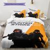 Csgo2 Bettwäsche Steppdecke Set Bettbezug Kissenbezug Heimdekoration Geburtstagsgeschenk (1 Bettbezug + 2 Kissenbezüge, ohne Füllung)