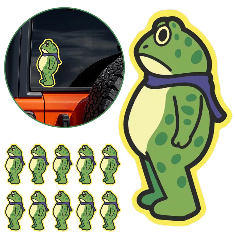 Frog Again The Machine Protest Stickers, Humor Fog Man Decals Bumper Sticker Decals for Car Window Laptop Water Bottles H1E1