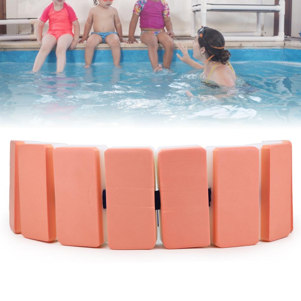 Swimming Waist Belt EVA Adjustable Floating Belt Training Equipment for Children8 Block