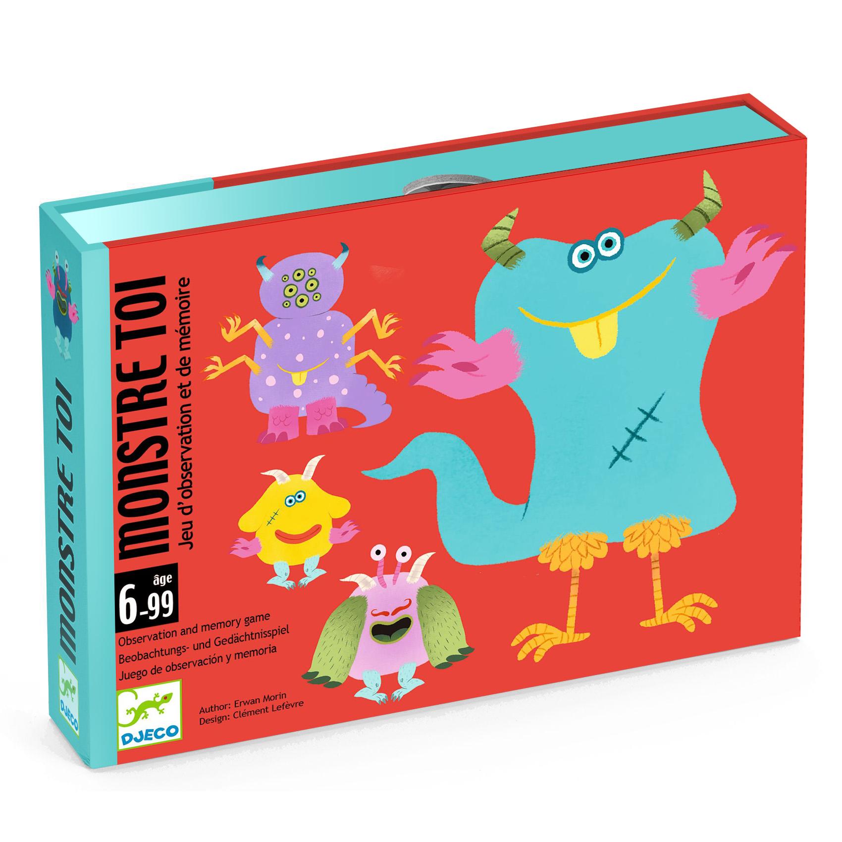 

Настольная игра Djeco Buddy Monster MONSTRE TOI (Рекомендуется для детей от 6 лет и старше.)