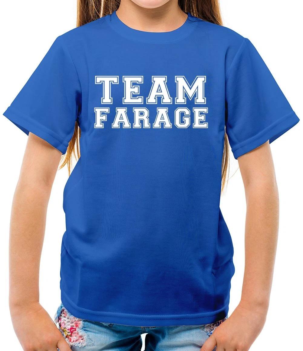 

Team Farage - Kids T-Shirt - Nigel Prime Minister Nigel Reform Brexit 160