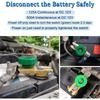 Car Battery Switch Battery Terminal Link Switch Automatic Circuit Breaker Car Battery Power-off Switch Quick Cut-off Disconnect Protector RV 12V-24V