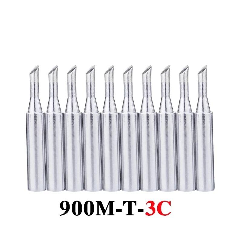 10Pcs/Lot 900M-T Series Soldering Iron Tip Set Lead Free Welding Head for Hakko 936 937 Soldering Station BGA Rework Tools