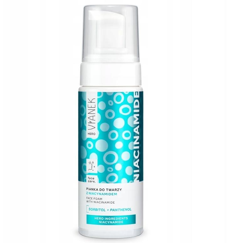 Vianek Skin Hero Niacinamide Face Cleansing Foam, 150ml