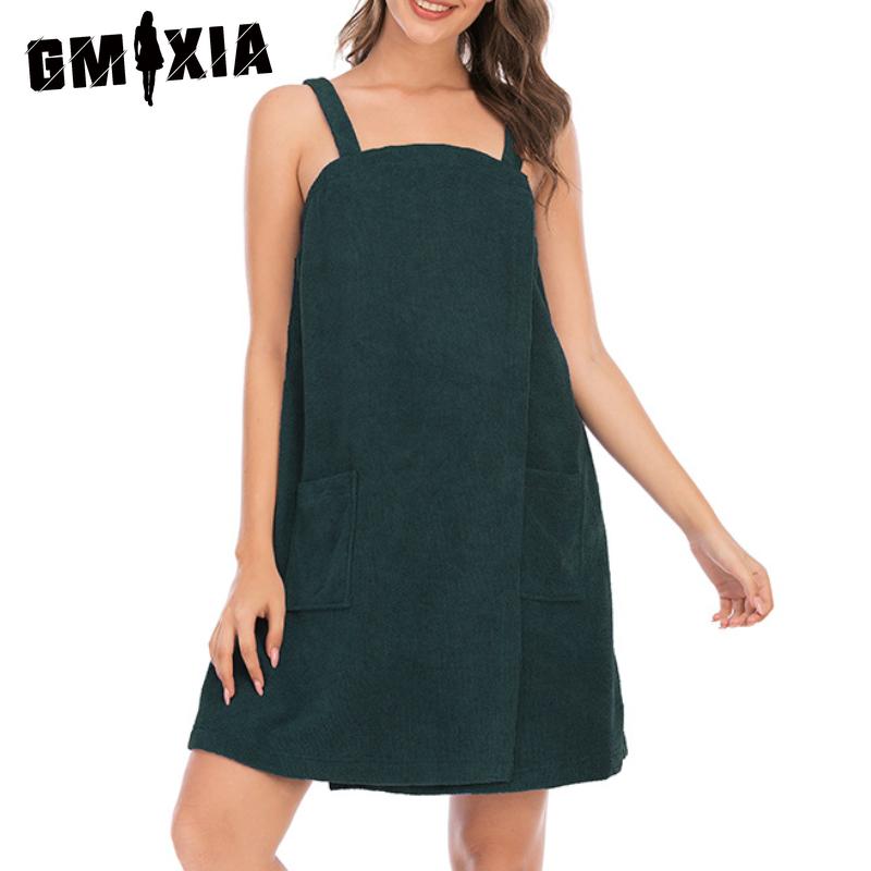 

GMXIA Женская пляжная юбка-слинг из марли с нашивкой Mojo, сексуальное банное полотенце, халат XXL темно-зеленого