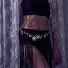 Trendige Meeresküsten-Anhänger Bauchkette für Damen Sexy Lagen-Taillen-Körper-Schmuck Sommer Festival Clubwear Accessoires