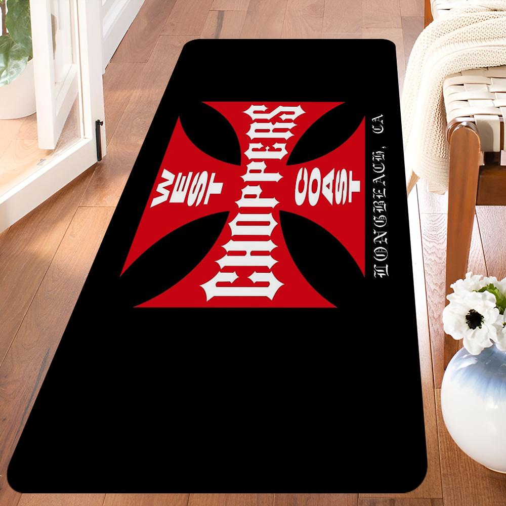 Tappetino da Bagno West Coast Choppers Stile INS Morbido Pavimento Camera da Letto Casa Stanza della Biancheria Tappeto Antiscivolo Benvenuto Zerbino