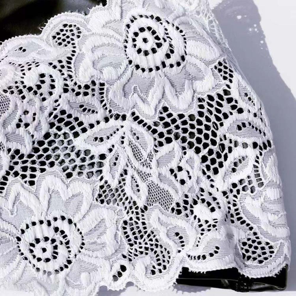 Lace Swimming Cap PU Ear Protect Cap Fashion look Waterproof Swim Hat Daily