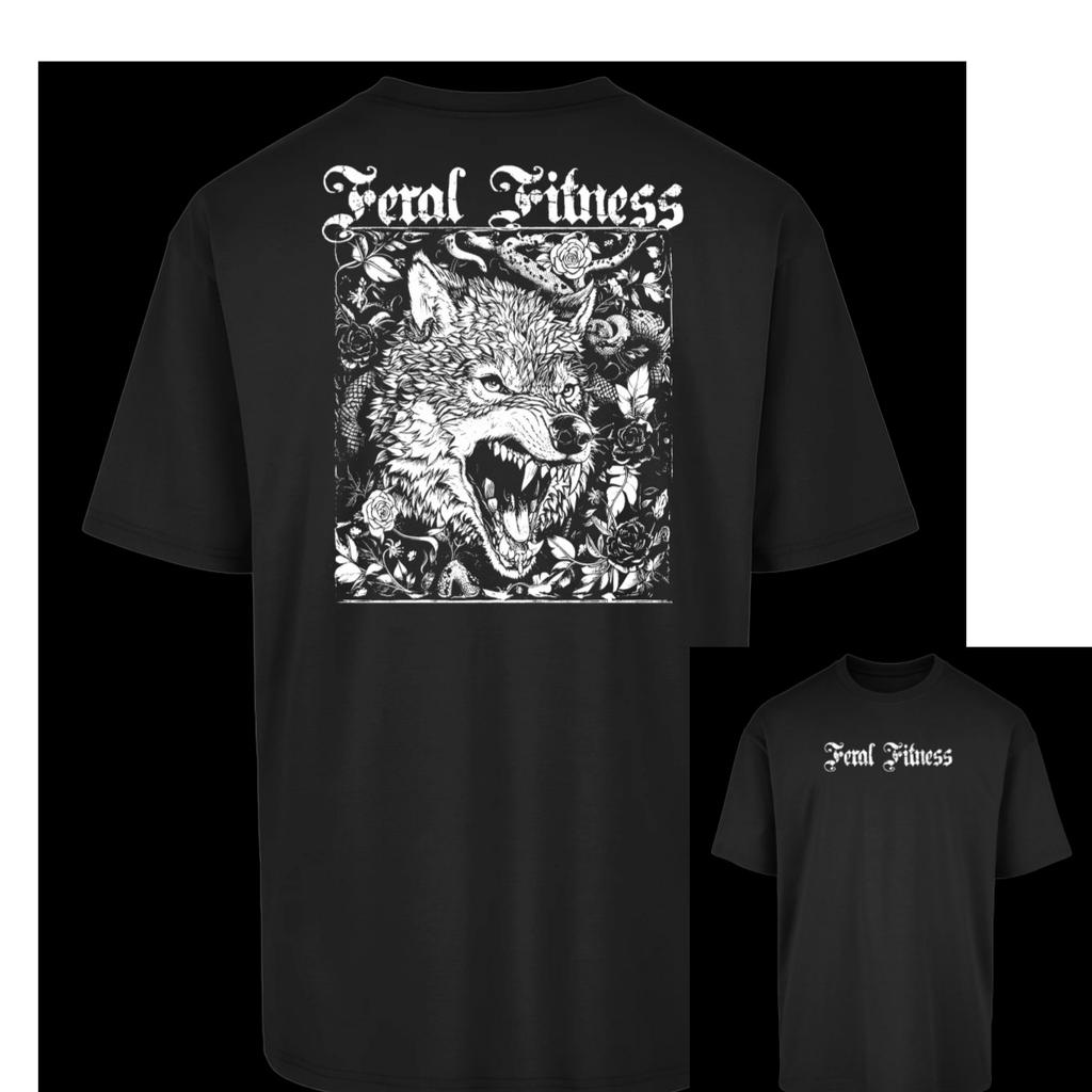 Feral Fitness Bear Fitness Training Gym Leisure TShirt Mens and Womens Luxury Brand Top