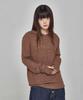 KICHUL Cozy Ribbed Knit Hoodie (Brown)