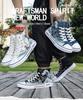 2026 Spring Men's High-Top Canvas Shoes - Trendy, Versatile, Fashionable Casual Footwear