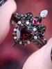 Can Be Assembled Heart and Sword Rings for Women Men Couple Silver Gold Color Adjustable Open Ring Fashion Jewelry