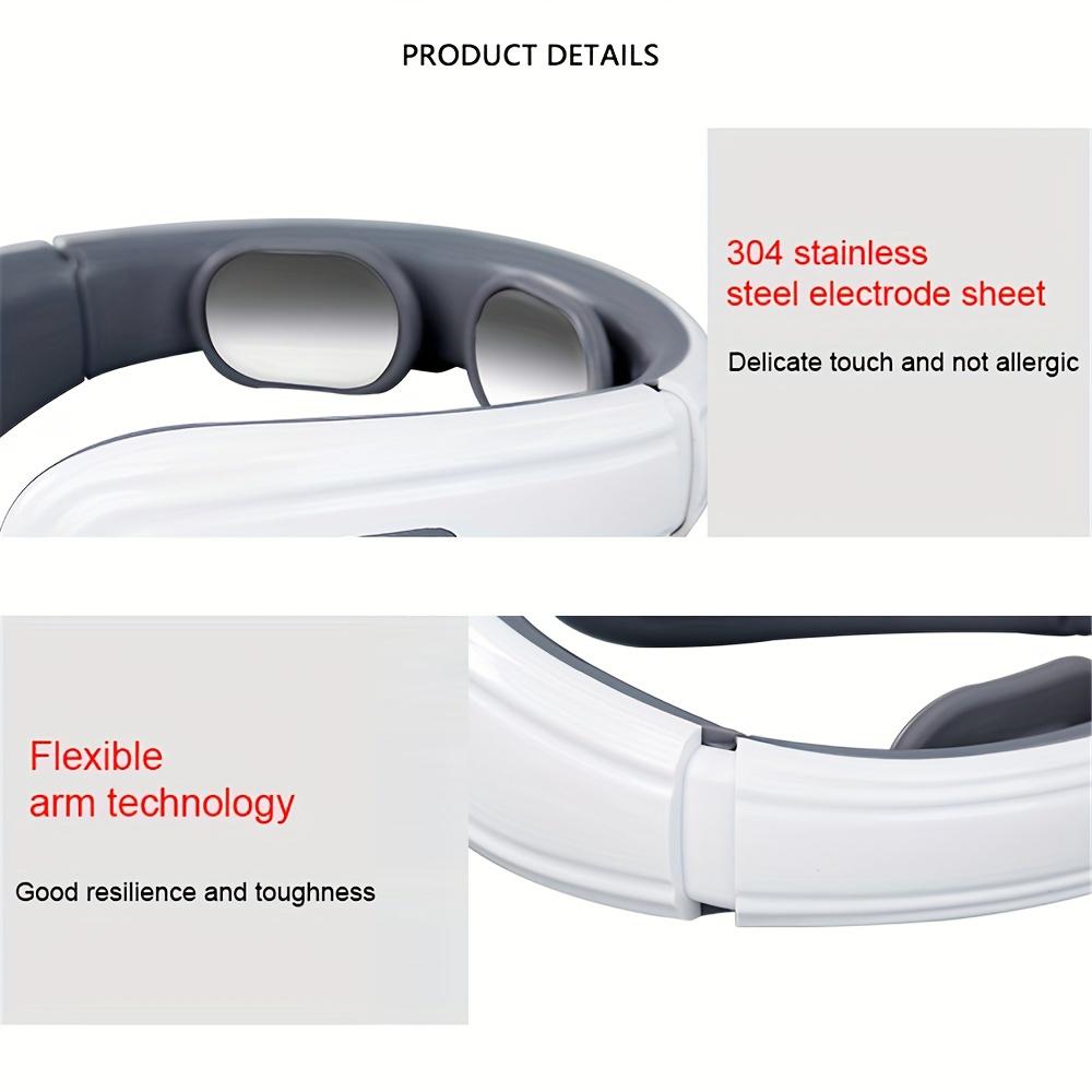 EMS Electric Cervical Spine Massager 6 Models 9 Gears Neck Shoulder Massage Pain Relief Physiotherapy Automatic Heating