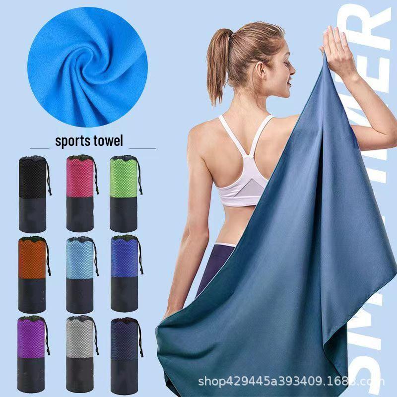 Quick-Dry Sports Towel Set: Double-Sided, Plush, Sweat-Wicking, Absorbent Microfiber Towels (3 Pieces)
