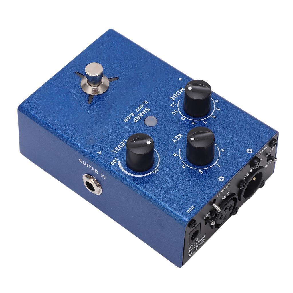 Guitar Effect Pedal Metal Blue Single Voice Changer Effects Pedal