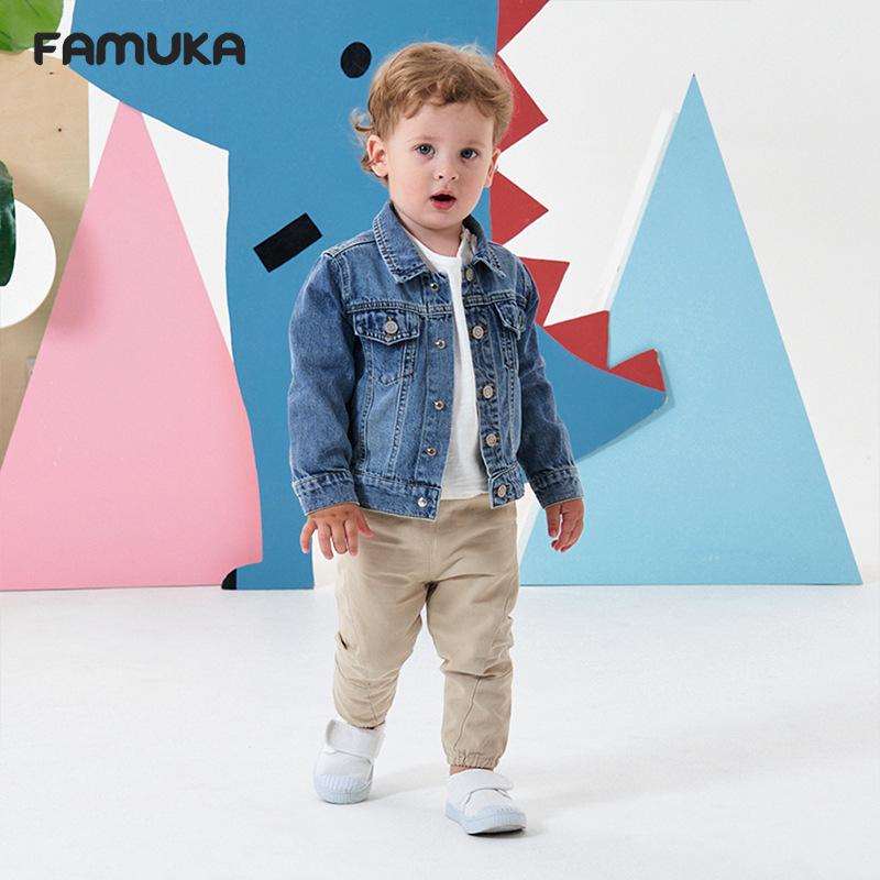 Children's Spring/Autumn Denim Jacket – Stylish Casual Wear for Boys and Girls