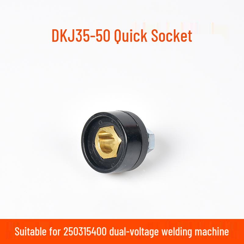 Europäisches Schnellkupplungs-Schweißkabelsatz: Reine Kupfer DKJ10-25 Stecker & Buchsen