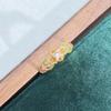 Medieval Personality Retro Dream Pink Butterfly Enamel Drip Open Ring Exquisite Light Luxury Pattern Ring