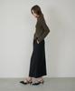 DEHEVE Wool Mock-Neck Wrap Long Sleeve [Khaki]