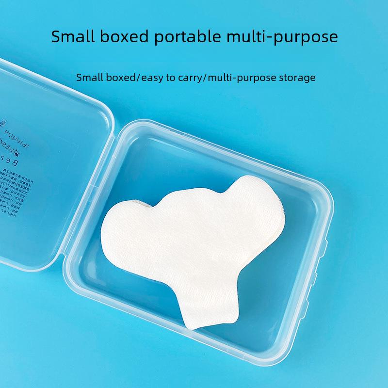 Ultra tenká hedvábná maska na nos: Jednorázový vlhký obklad, vatový tampon na černé tečky, péče o T-zónu, modrý/černý.