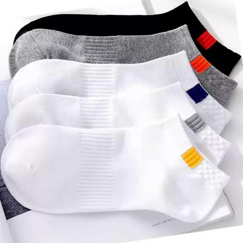 Spring-Summer Breathable Anti-Odor Cotton Ankle Socks for Men & Women