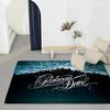 Metal Band P-Parkway DriveS Floor Mat Eco-Friendly Flannel Doormat Non-Slip Odorless Soft Short Plush Indoor Floor Rug
