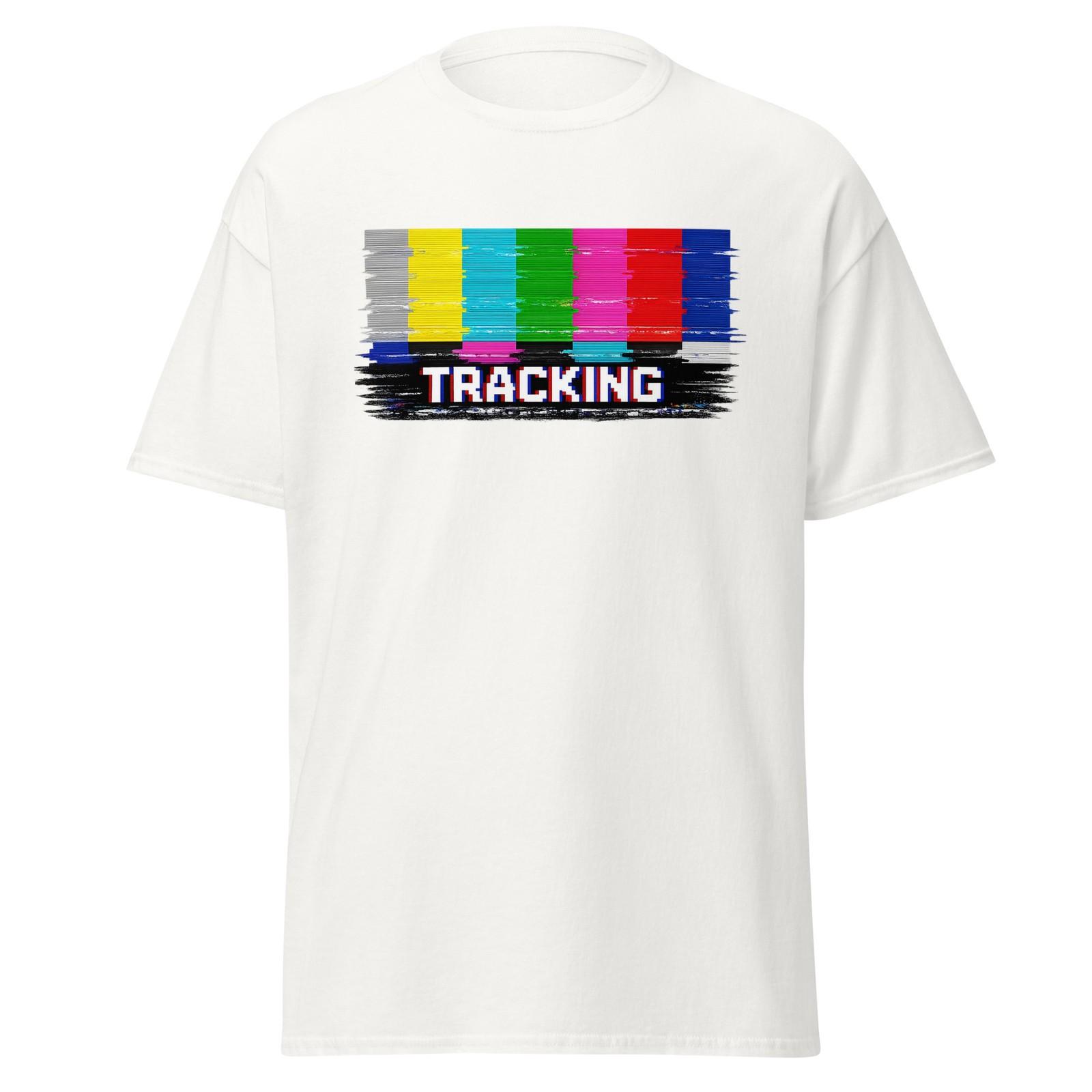 90 s Television Tracking SMPTE Bars Calibration - Funny Nostalgia Shirt, Unisex XL