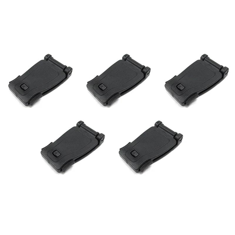 5PC Outdoor Backpack Accessories Molley Buckle Molle System Webbing Buckle Clip Backpack Fastening Buckle