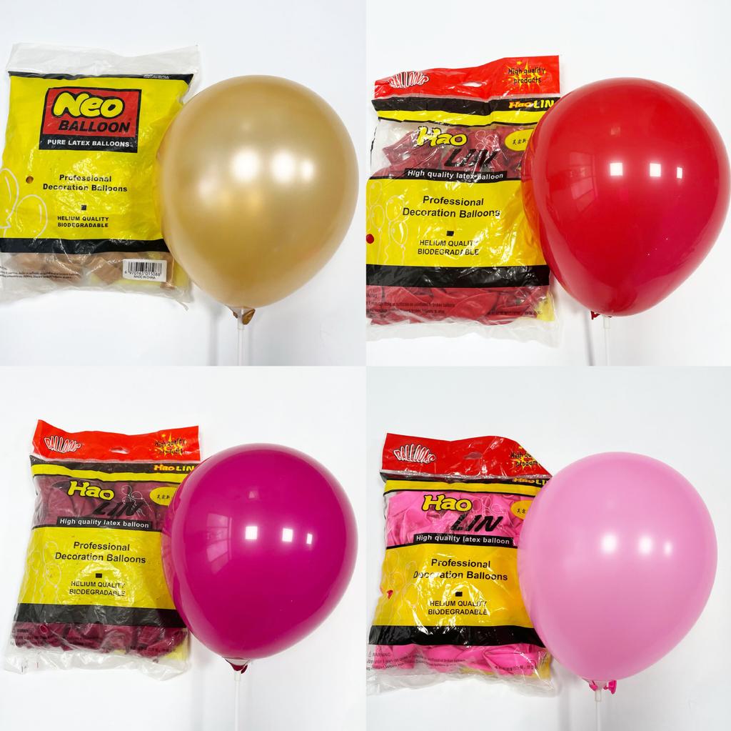 Haolin Yaguang 12-Inch 2.8-Gram Latex Balloon, Birthday Wedding Party Decoration Arrangement Cross-Supply Brand Balloon